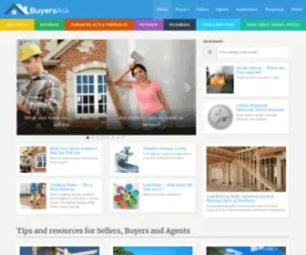 Buyersask.com(Homeowner Education and Resources about House Condition & Real Estate) Screenshot