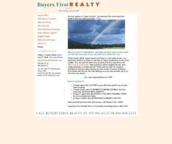 Buyersfirstsantafe.com(Buyers Agent Buyer Broker Santa Fe Buyers First Realty) Screenshot
