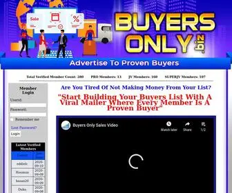 Buyersonly.biz(Buyers Only) Screenshot