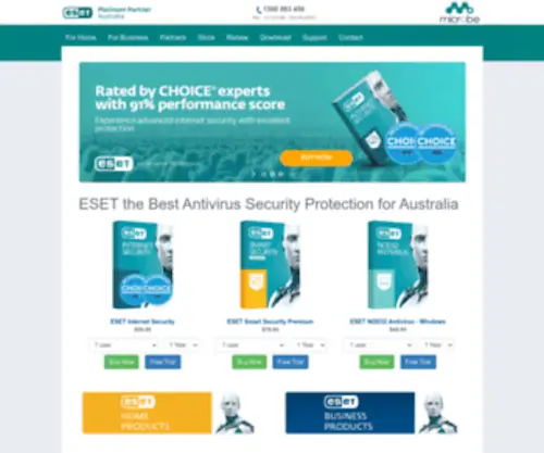 Buyeset.com.au(Buy ESET Antivirus in Australia) Screenshot