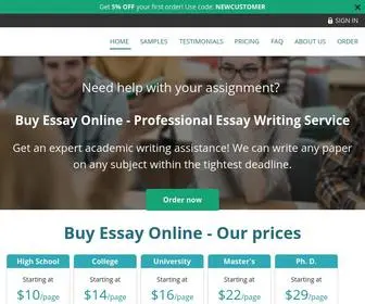 Buyessaygfj.com(Buy Essay Online) Screenshot