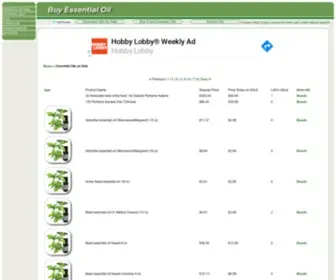 Buyessentialoil.com(Buy essential oil) Screenshot