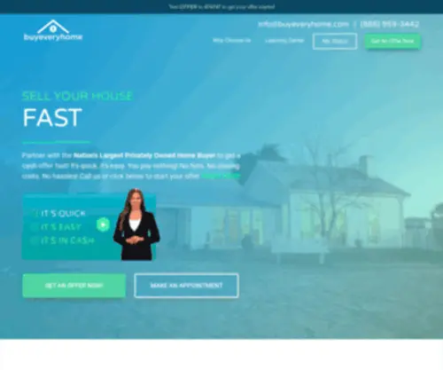 Buyeveryhome.com(Sell Your House Fast) Screenshot