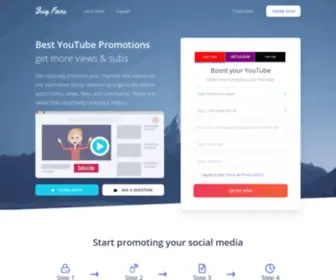 Buyfans.io(Buy Fans) Screenshot