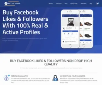 Buyfbpagelikes.com(100% Real Active Users) Screenshot