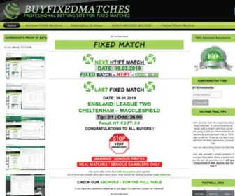 Buyfixedmatches.com Screenshot
