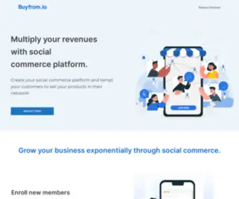 Buyfrom.io(Social Commerce Platform) Screenshot