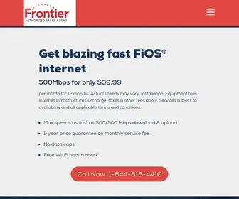 Buyfrontiernow.com(Frontier High) Screenshot
