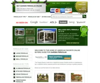 Buygardenpergolas.com(Buy Garden Pergolas Online) Screenshot