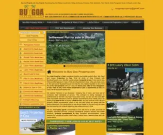 Buygoaproperty.com(Buy Goa Property) Screenshot