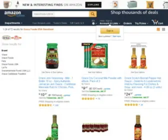 Buygracefoods.com(Jamaica) Screenshot