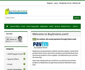 Buygreenz.com(Buy Fresh Fruits) Screenshot