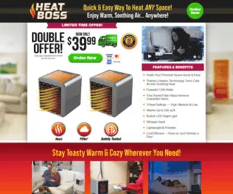 Buyheatboss.com(Quick & Easy Way To Heat ANY Space) Screenshot