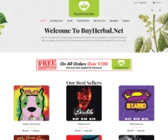 Buyherbal.net(Your 100% Organic Herbal Store) Screenshot