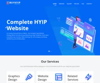 Buyhyip.com(Buy Hyip Template website) Screenshot