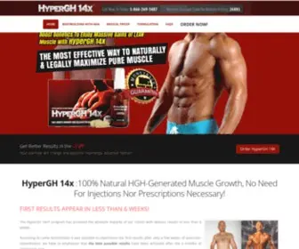 Buyhypergh14X.net(HGH Bodybuilding Pills & Spray) Screenshot