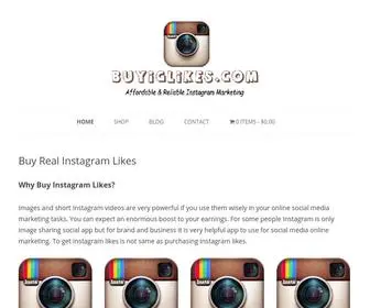 Buyiglikes.com(Buy Real Instagram Likes) Screenshot