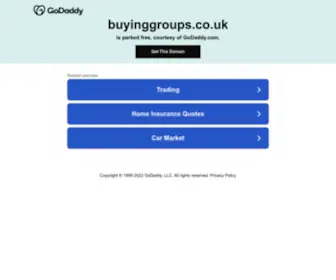 Buyinggroups.co.uk(The Buying Group Website) Screenshot