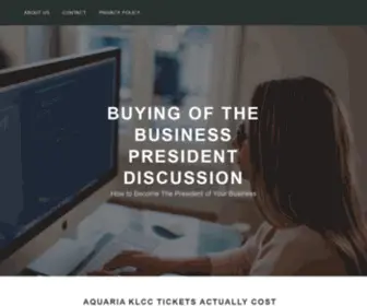 Buyingofthepresident.org(Buying Of The Business President Discussion) Screenshot