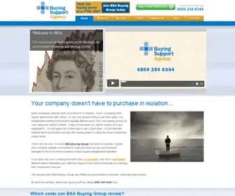 Buyingsupport.co.uk(Business cost consultants) Screenshot