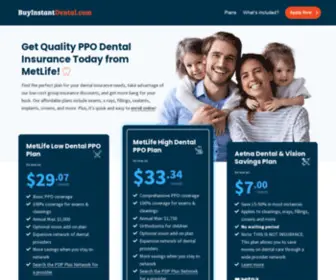 Buyinstantdental.com(Buy Instant Dental) Screenshot