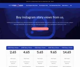 Buyinstastoryviews.com(Buy Instagram Story Views at $ 1.99) Screenshot