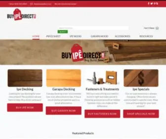 Buyipedirect.com(Ipe Decking) Screenshot