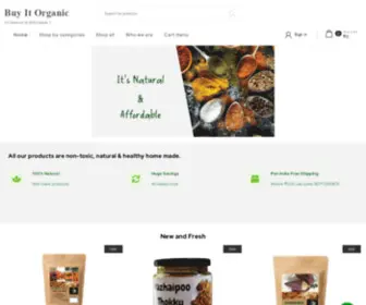 Buyitorganic.co.in(Buy It Organic) Screenshot