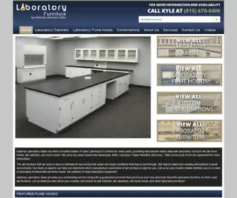 Buylabfurniture.com(National Laboratory Sales) Screenshot