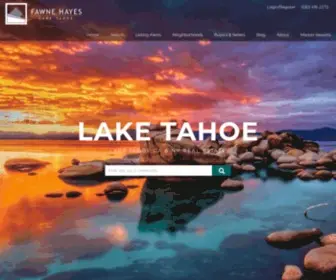 Buylaketahoehomes.com(Fawne Hayes) Screenshot