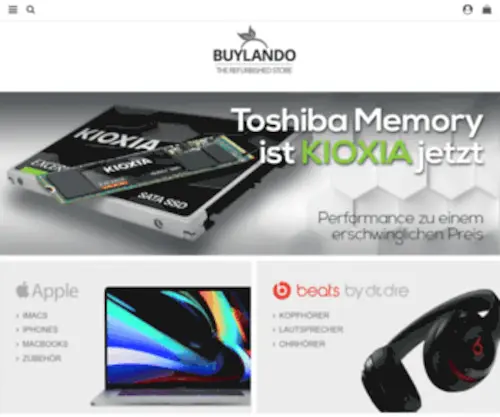 Buylando.com(The Refurbished Store) Screenshot