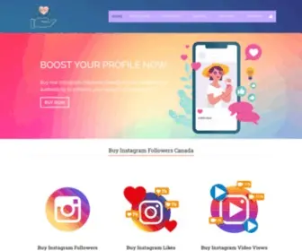 Buylikesfollowers.ca(Buy Instagram Followers Canada) Screenshot