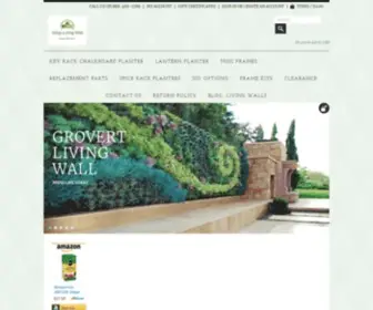 Buylivingwalls.com(Shop Living Wall and Vertical Wall Planters) Screenshot