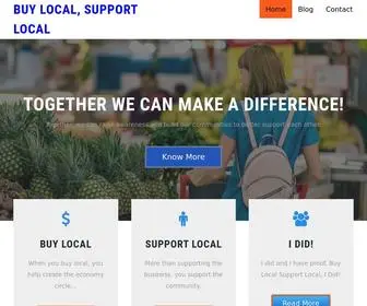 Buylocalsupportlocal.org(Buy Local Support Local) Screenshot