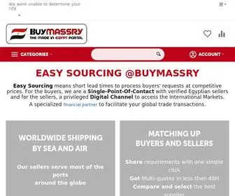 Buymassry.com(Made in Egypt products leading marketplace) Screenshot