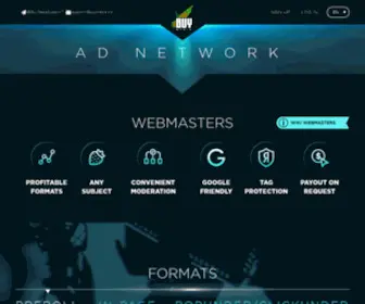 Buymedia.biz(рекламная сеть для вебмастеров и рекламодателей) Screenshot