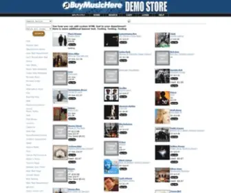 Buymusichere.net(Test123) Screenshot