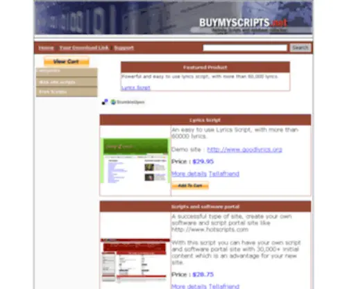 Buymyscripts.net(Server Backup Manager SE) Screenshot