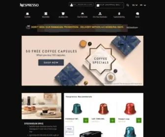 Buynespresso.com(Nestlé Nespresso) Screenshot