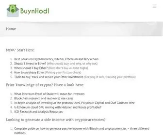 Buynhodl.com(Buy n Hodl) Screenshot