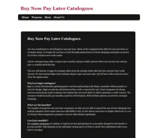 Buynowpaylatercatalogues.org.uk(Buy Now Pay Later Catalogues) Screenshot
