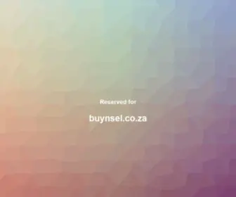 Buynsel.co.za(Expert Miners and Suppliers) Screenshot