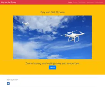 Buynselldrones.com(Buy and Sell Drones) Screenshot