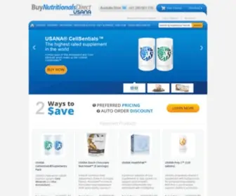 Buynutritionalsdirect.com(Shop USANA Products and Save 20%) Screenshot