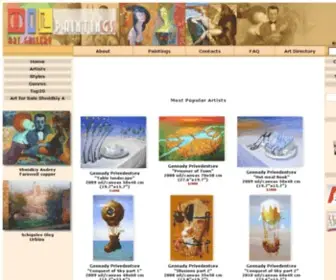 Buyoilpainting.com(Shop for over 300) Screenshot