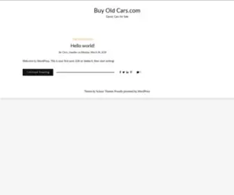 Buyoldcars.com(Classic Cars for Sale) Screenshot