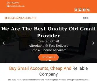 Buyoldgmailaccounts.com(Just another WordPress site) Screenshot