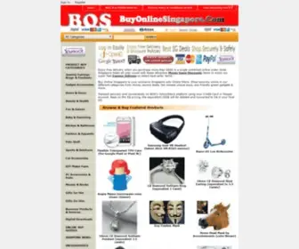 Buyonlinesingapore.com(Buy Online with Confidence at Your Singapore Internet Shopping Destination) Screenshot