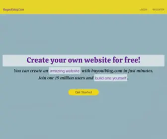 Buyoutblog.com(Free website builder) Screenshot