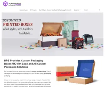 Buypackagingboxes.co.uk(Custom Boxes With Logo) Screenshot